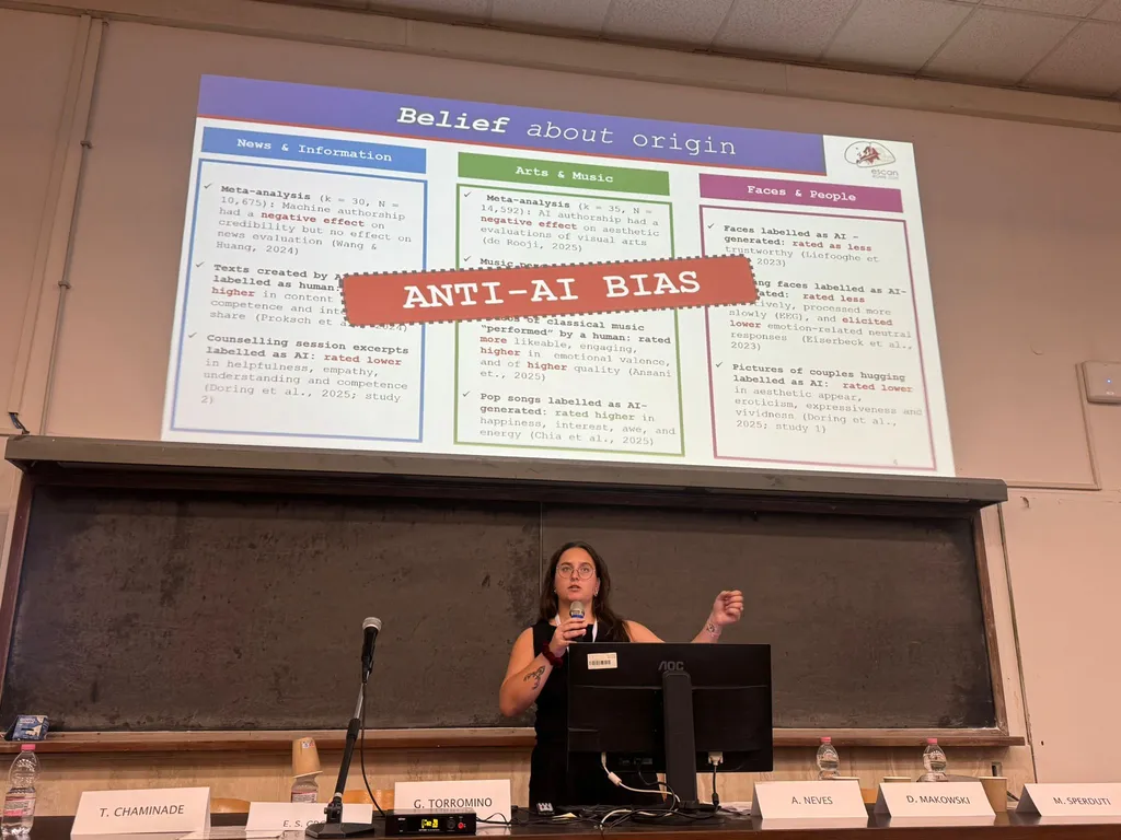 Ana's first big conference talk at the European Society of Cognitive and Affective Neuroscience (ESCAN)
